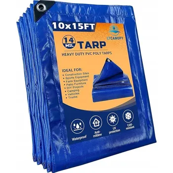 Krycí plachta MODRÝ KRYT PŘÍVĚSU Krycí plachta rámu na přívěs 210x115cm ZAHRADA