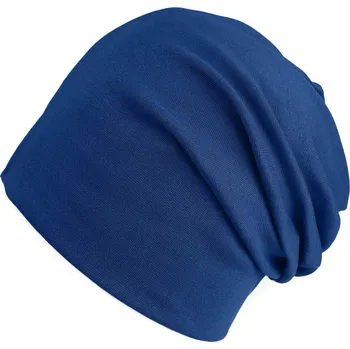 Čepice Bavlněná čepice / nákrčník unisex, velké, 64 modrá královská čepice
