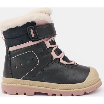 Dívčí zimní obuv Bubblegummers zimní dívčí kotníkové boty s kožíškem uvnitř modré, vel. 23