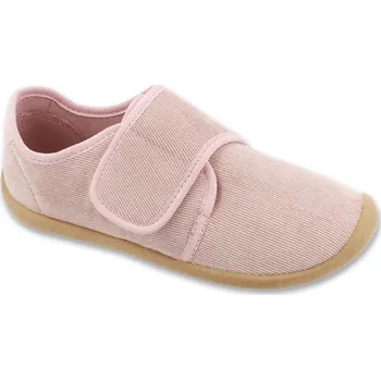 Dívčí bačkory Bačkory papuče Befado SOFTER 904Y003 barefoot růžové flexi suchý zip velikost: 32