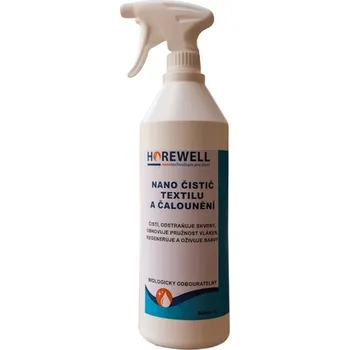 Čisticí prostředek na koerce a čalounění Horewell Nano čistič textilu a čalounění - koncentrát 1 l + Dárek Nano houbička na čištění nečistot