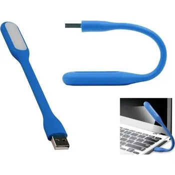 Lampička USB Silikonová lampička 6 LED Růžová