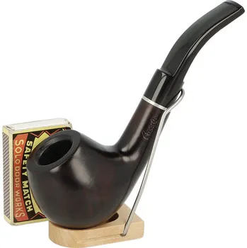 Dýmka Angelo zahnutá tmavá, I, filtr 9mm