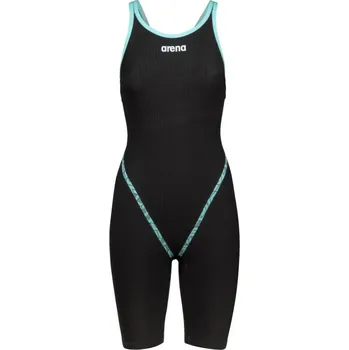 Dámské plavky Arena Powerskin Primo Closed Back Racing Black/Teal XS - UK30