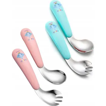 Příbor Tomuvpzn Sada příborů pro děti Nerezová Ocel