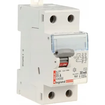 Jistič Legrand TX3 proudový chránič 25A 2P 30mA