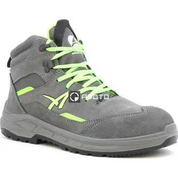 Pracovní obuv ALBATROS Vector MID S3 šedá pánská pracovní obuv kožená pohodlná a moderní 44