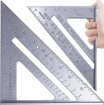 Úhloměr Verk 11347 Tesařský úhelník s měřítkem