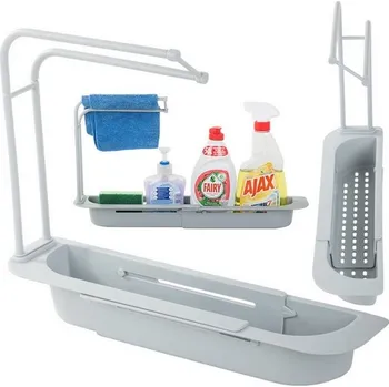 Odkapávač na nádobí Odkládací polička do dřezu Color Růžová