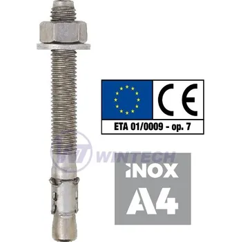 Hmoždinka WINTECH FRIULSIDER průvlaková kotva FM753,A4 12x135 M12/45 Balení: 25 ks NP00N1213515O0