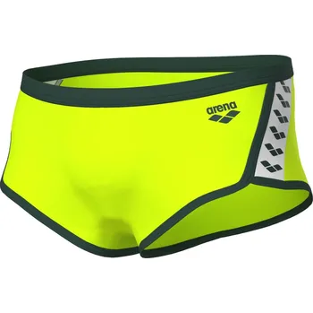 Pánské plavky Arena Icons Low Waist Short Artic Lime/Dark Sage XL - UK38