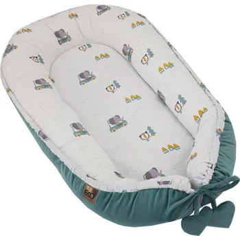 Hnízdečko pro miminko EKO Hnízdo pro miminko bavlněné velvet Cars 90x60cm