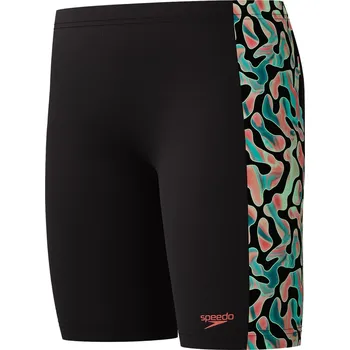 Chlapecké oblečení Speedo Digital Allover Panel Jammer Black / Green / Red 176cm