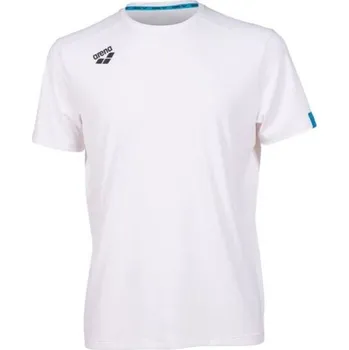 Pánské oblečení Pánské tričko Arena Team T-Shirt Solid White XL