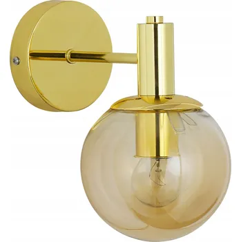 Nástěnné svítidlo Nástěnné Svítidlo Lampa Nicola Agora E27 40W Zlaté WL-74529-1-GL