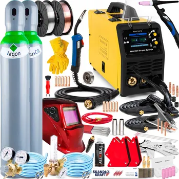 Svářečka Svářecí poloautomat MAGNUM MIG 207 ALUMINIUM PULS SYNERGIE MMA 230V 200A