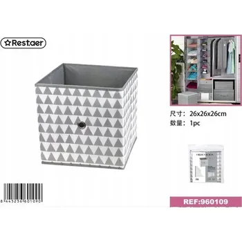 Úložný box Textilní koš, úložný box / organizér na oblečení 20L