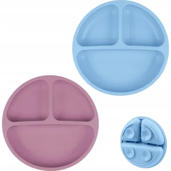 dětská jídelní sada VICLOON Silikonová Sada pro Děti BPA Free Protiskluzová