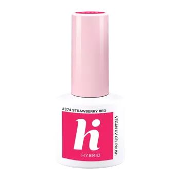 Lak na nehty Hi Hybrid UV gel lak na nehty 374 Strawberry Red 5 ml