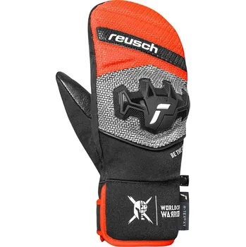 Reusch rukavice Worldcup Warrior R-TEX® XT Junior Mitten 2025/2026 Šedá 5,5 Dětské