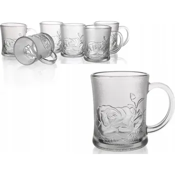 Banquet hrnek květiny sklenice sklo 250 ml