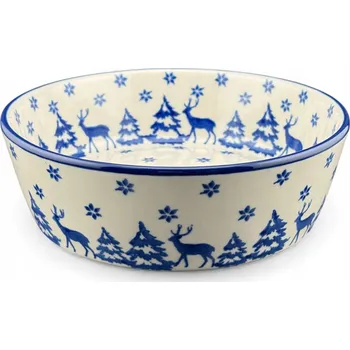 Miska kulatá 17 cm Zima dek. 1931X Keramika Bolesławiec