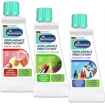 Odstraňovač skvrn Dr. Beckmann Odstraňovač skvrn Precyzní Mix 3x50ml
