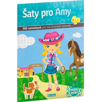 Bystrá hlava Presco Group Šaty pro AMY - kniha samolepek Julie Camel