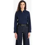 Košile Tommy Hilfiger Cotton Stretch Regular Ls Shirt Dark Blue L