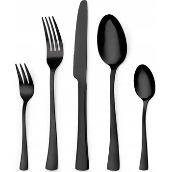 Příbor Sharecook 30dílná sada titanových příborů Černé Matné