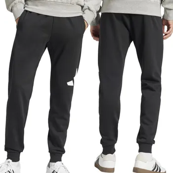 Adidas pánské tepláky černé klasické bavlněné tepláky IN6147 M