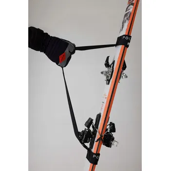 Sjezdové lyže Sulov Pásky na sjezdové lyže SULOV, pár, černo-žluté