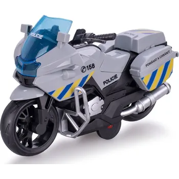 Policejní motorka na zpětný chod 61777 16 cm
