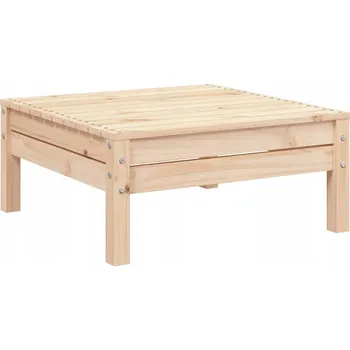 Dřevěná zahradní stolička z borovice 63,5 x 63,5 x 28,5 cm