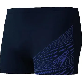 Pánské plavky Speedo Medley Logo Aquashort Black/Dark Blue S - UK32