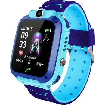 Hodinky CHYTRÉ HODINKY SIM PL LOKALIZÁTOR HODINKY PRO DĚTI SMART WATCH MODRÉ