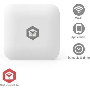 Zabezpečovací technika Nedis ZBSW11WT - Zigbee Chytrý Detektor Úniku Vody | Napájení na baterii