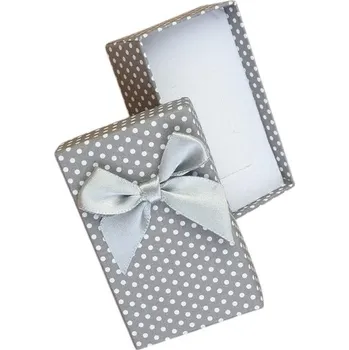 Dárková krabička Papírová dárková krabička šedá 50 x 80 mm