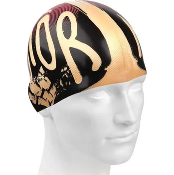Mad Wave Motor Swim Cap Černo/žlutá
