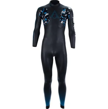 Neoprenový oblek Pánský plavecký neopren Aqua Sphere Aquaskin Fullsuit V3 Men Black/Blue XL