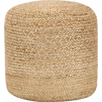 Taburet Taburet pletený z juty, 40 x 45 cm, přírodní barva