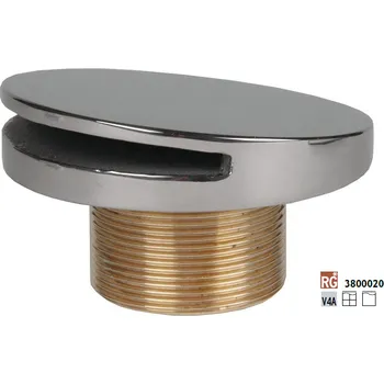 Hugo Lahme vtoková tryska plochá, červený bronz, vnější závit 2”, délka 40 mm, pro keramické a prefabrikované bazény