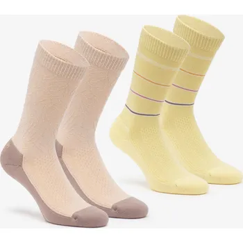 Pánské ponožky QUECHUA Turistické vysoké ponožky Hike 100 2 páry 39/42