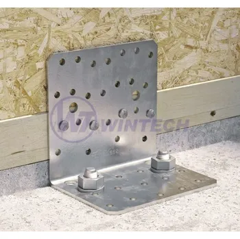 Stavebniny WINTECH Úhelník univerzální NINO 104 x 100 x 2,5mm Balení: 1 ks TBRAA104100B