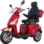 inSPORTline Elektrický tříkolový vozík Zorica Deluxe s elektromagnetickou brzdou červená