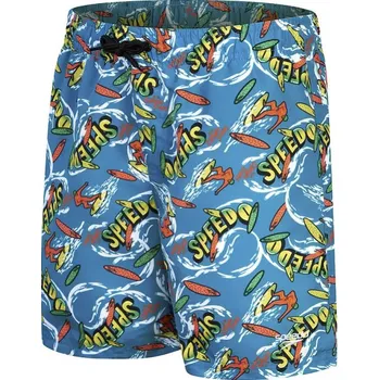 Chlapecké kraťasy Speedo Printed 15 Watershort Boy Bolt/Bright Yellow/Salso/Lawn 128cm