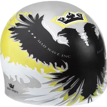 Mad Wave Empire Swim Cap Šedá