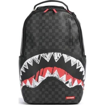 turistický batoh Sprayground Scribble Shark Batoh 45cm, 17L, šedá/černá, 50555325