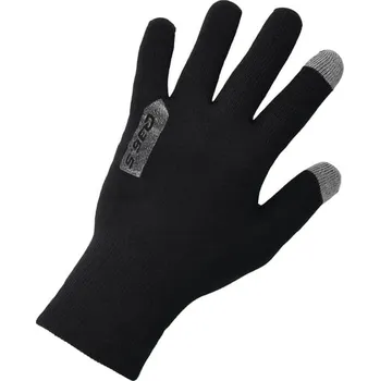 Cyklistické rukavice Q36.5 Zimní cyklistické rukavice Rain 2025/2026 Černá S Pánské, Unisex