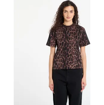 Tričko adidas Seasonal Essentials Leopard Print T-Shirt with 3-Stripes Multicolor/ Earth Strata M